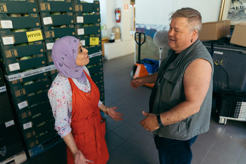 Ikhlas Nassar ja Heikki Hursti
