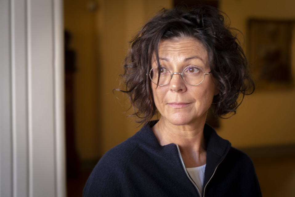 Sapiens näytelmän dramaturgi Minna Leino.