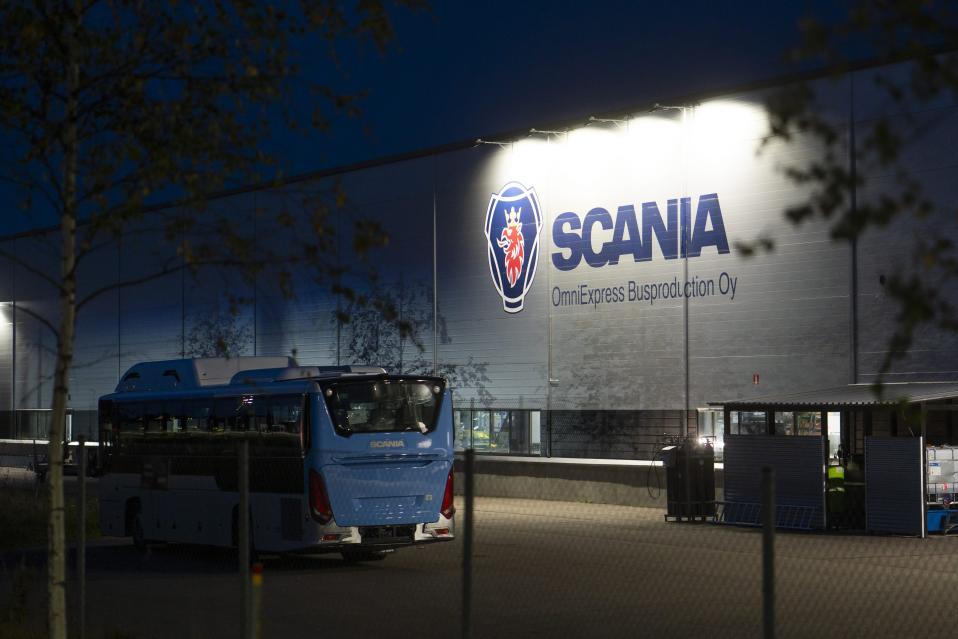 Scanias fabrik i lahtis.