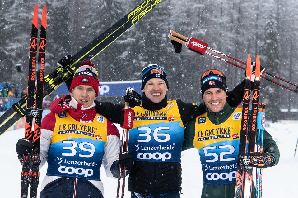 Alexander Bolshunov, Iivo Niskanen, Pål Golberg