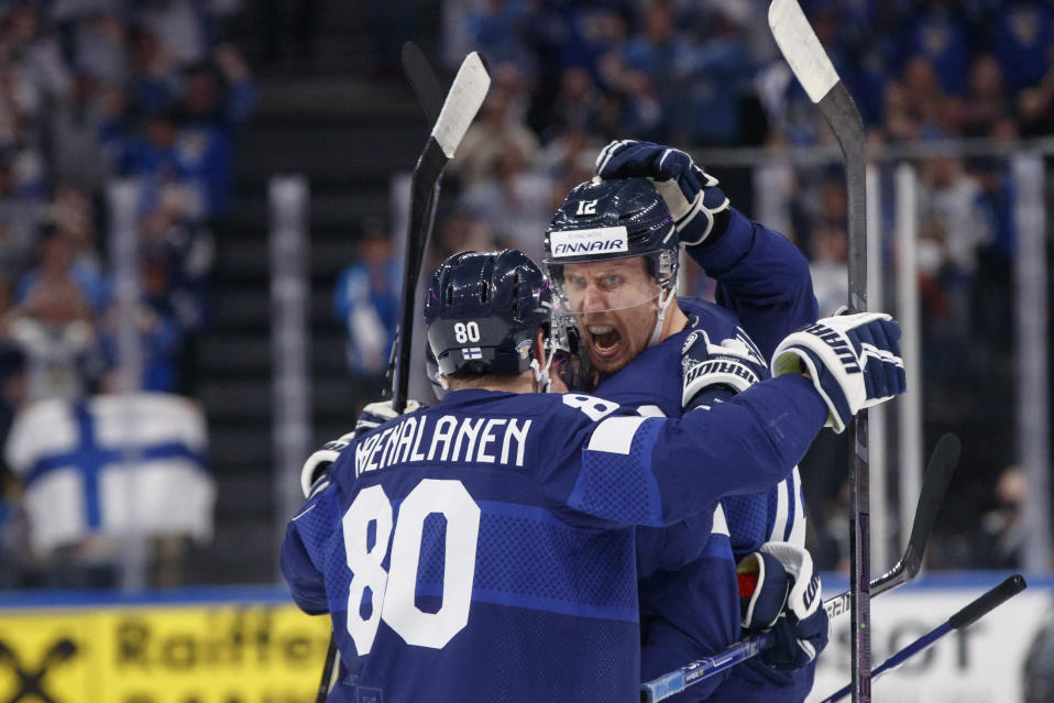 Marko Anttila vastasi Suomen kahdesta ensimmäisestä maalista MM-puolivälierässä.