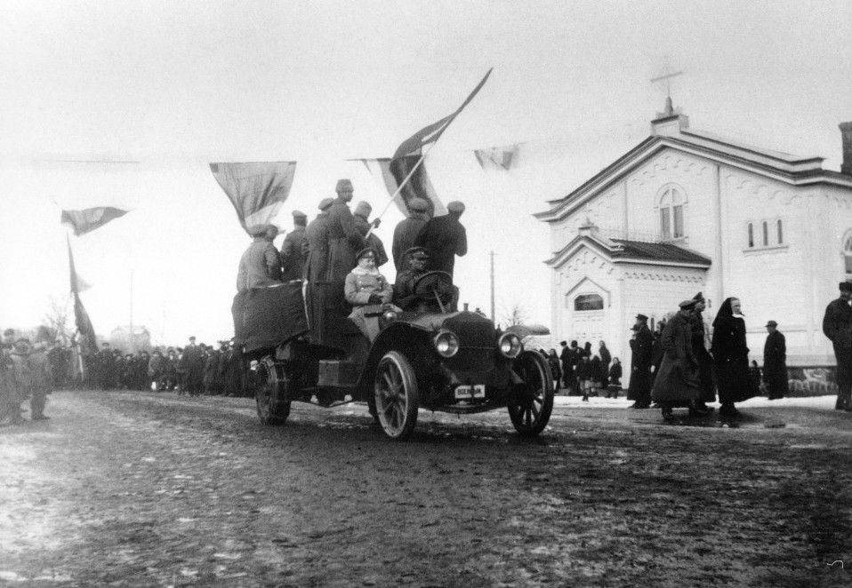 Venäjän maaliskuun vallankumouksessa surmansa saaneiden muistojuhla Raumalla.