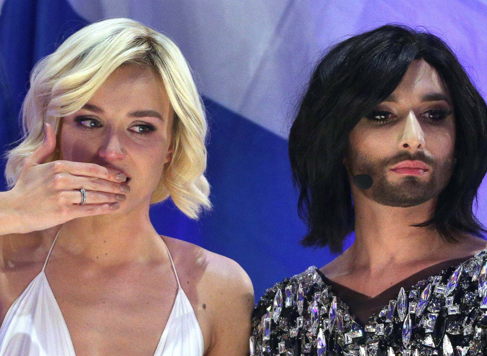 Polina Gagarina ja Conchita Wurst.