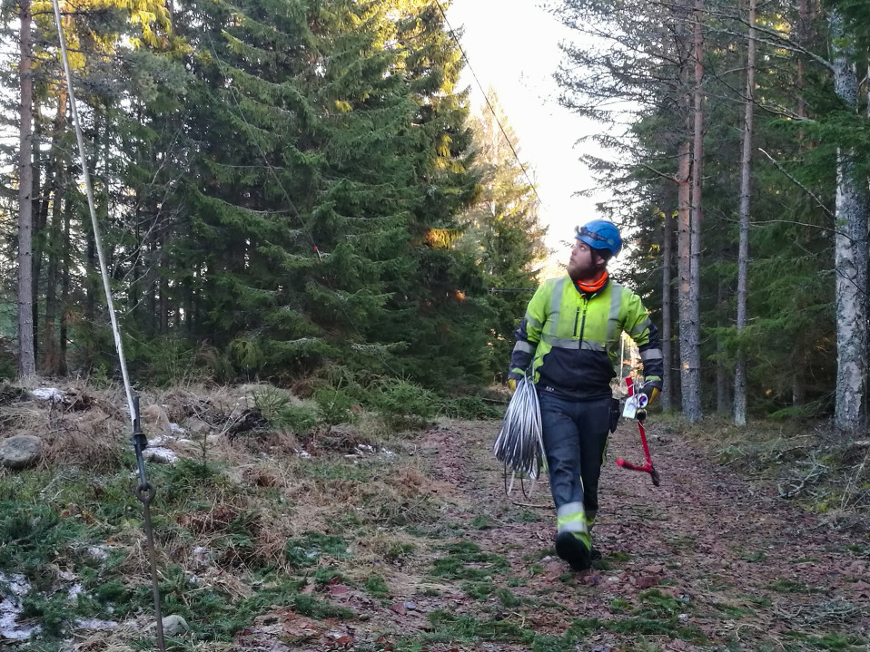 Mies metsässä