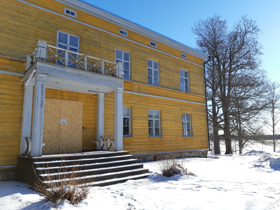 Anjalan kartano maaliskuussa 2019.