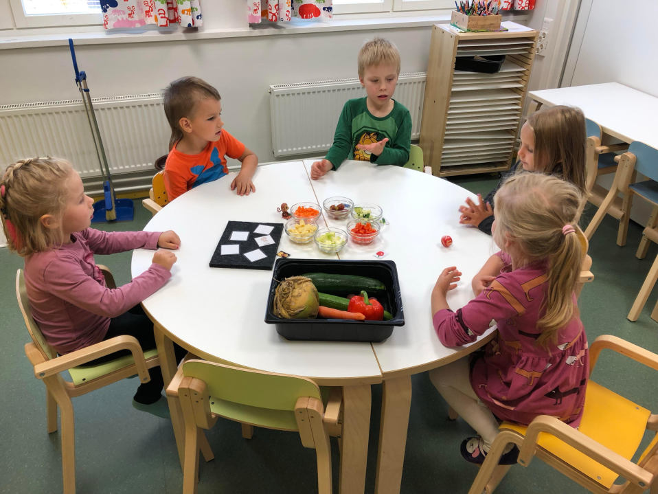 päiväkodissa pelataan makupeliä