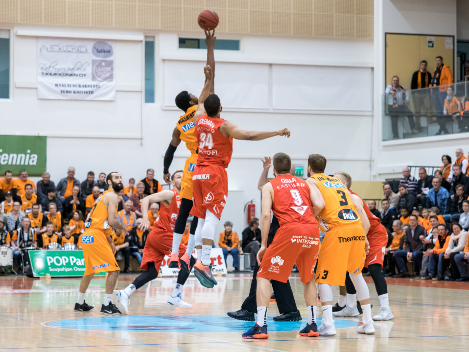 Karhu Basket ja Salon Vilpas Kauhajoella 2017.