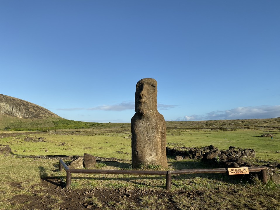 Moai-patsas.