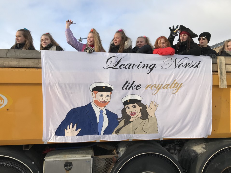 Penkkarilakana Joensuun normaalikoulu
