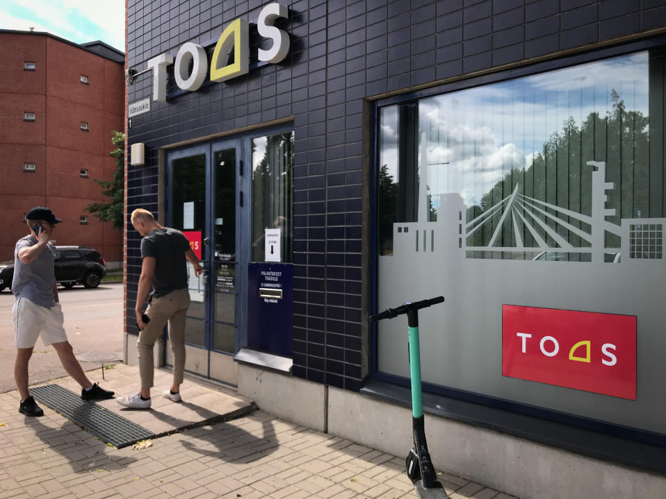 Toas:in toimisto Tampereella.