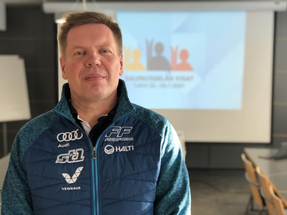 Salppuri Oy:n toimitusjohtaja ja Hiihtoliiton toiminnanjohtaja Ismo Hämäläinen.