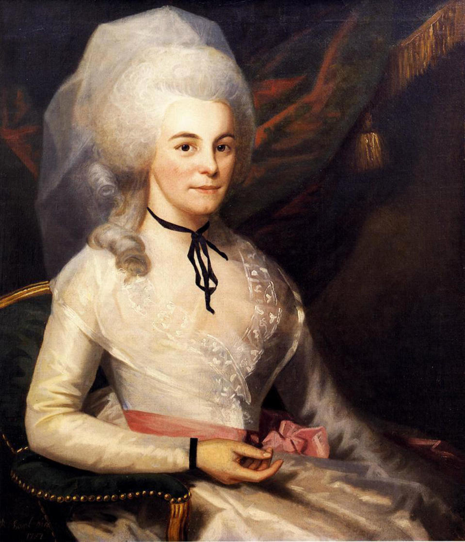 Elizabeth Schuyler Hamilton, maalaus vuodelta 1787