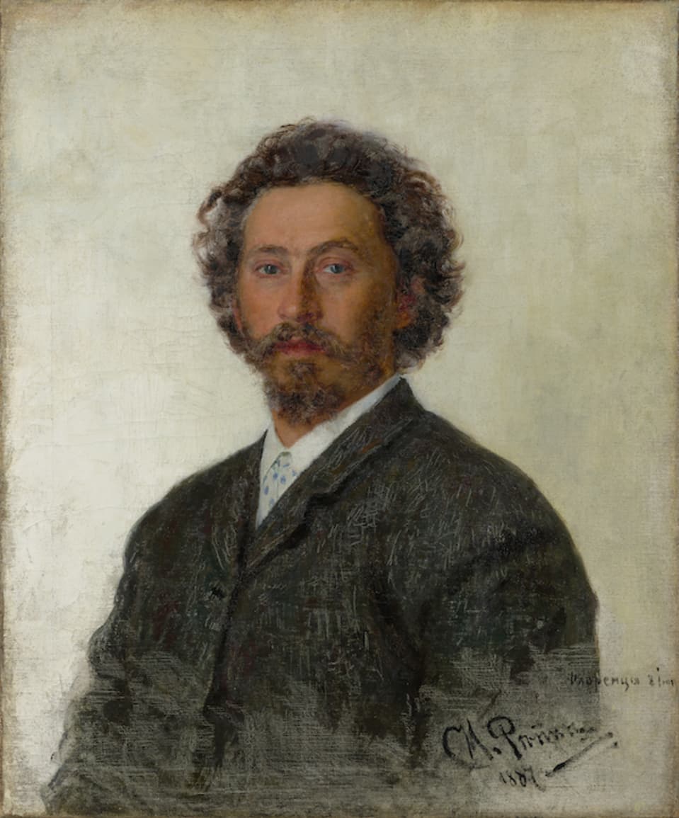 Ilja Repin: Omakuva vuodelta 1887.