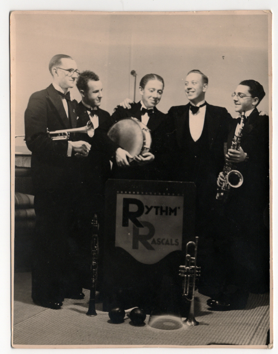Ryhmäkuva Rythm Rascals -yhtyeestä.