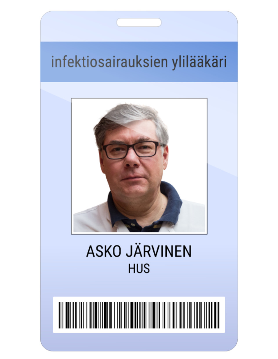 Asko Järvinen kuvitteellinen kulkukortti.
