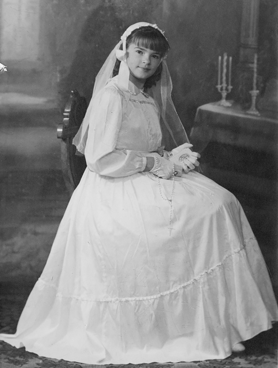 Kaisa Saarinen lapsena
