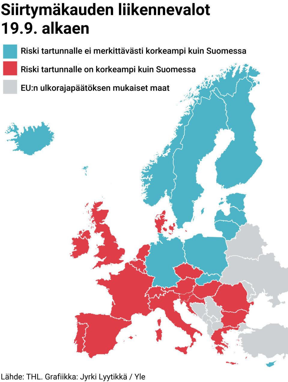 liikennevalomalli Eurooppa