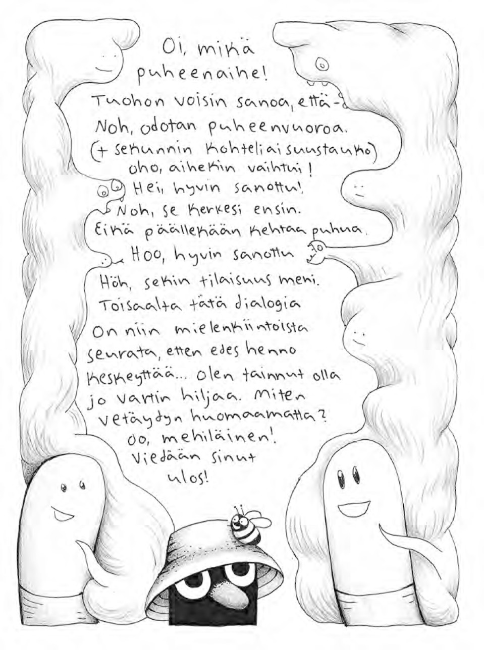 Petra Tannisen Erityisen herkkää elämää -sarjakuvakirja