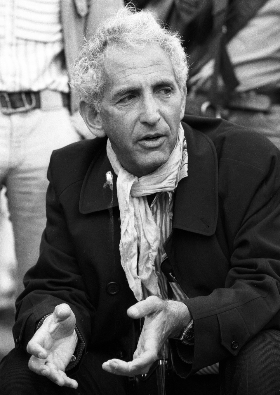 Daniel Ellsberg Pershing-mielenosoituksessa 1. syyskuuta 1983.