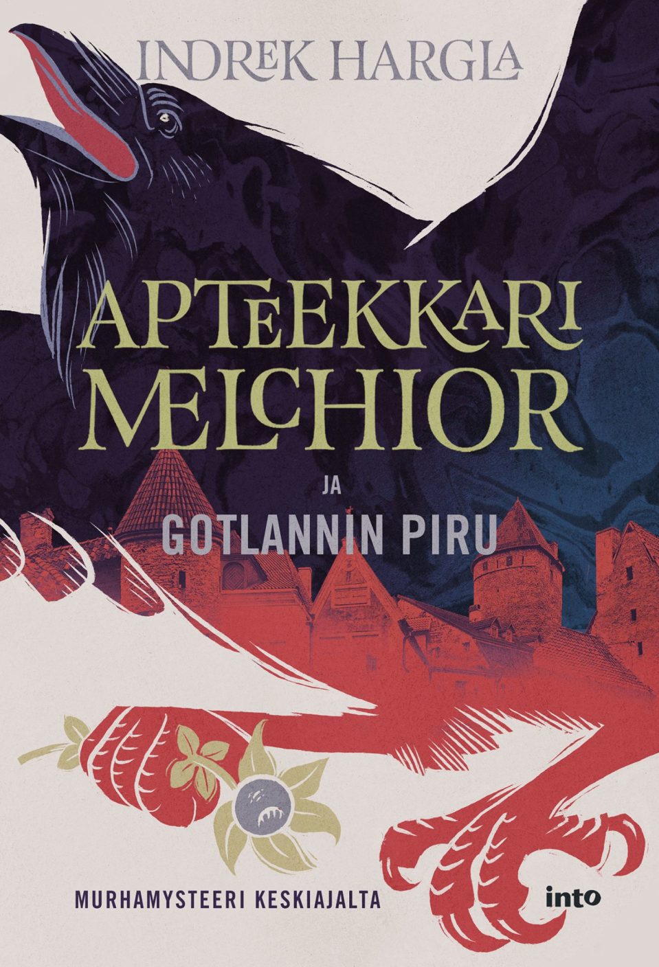 Indrek Harglan viimeisimmän kirjan kansi, Apteekkari Melchior ja Gotlannin piru