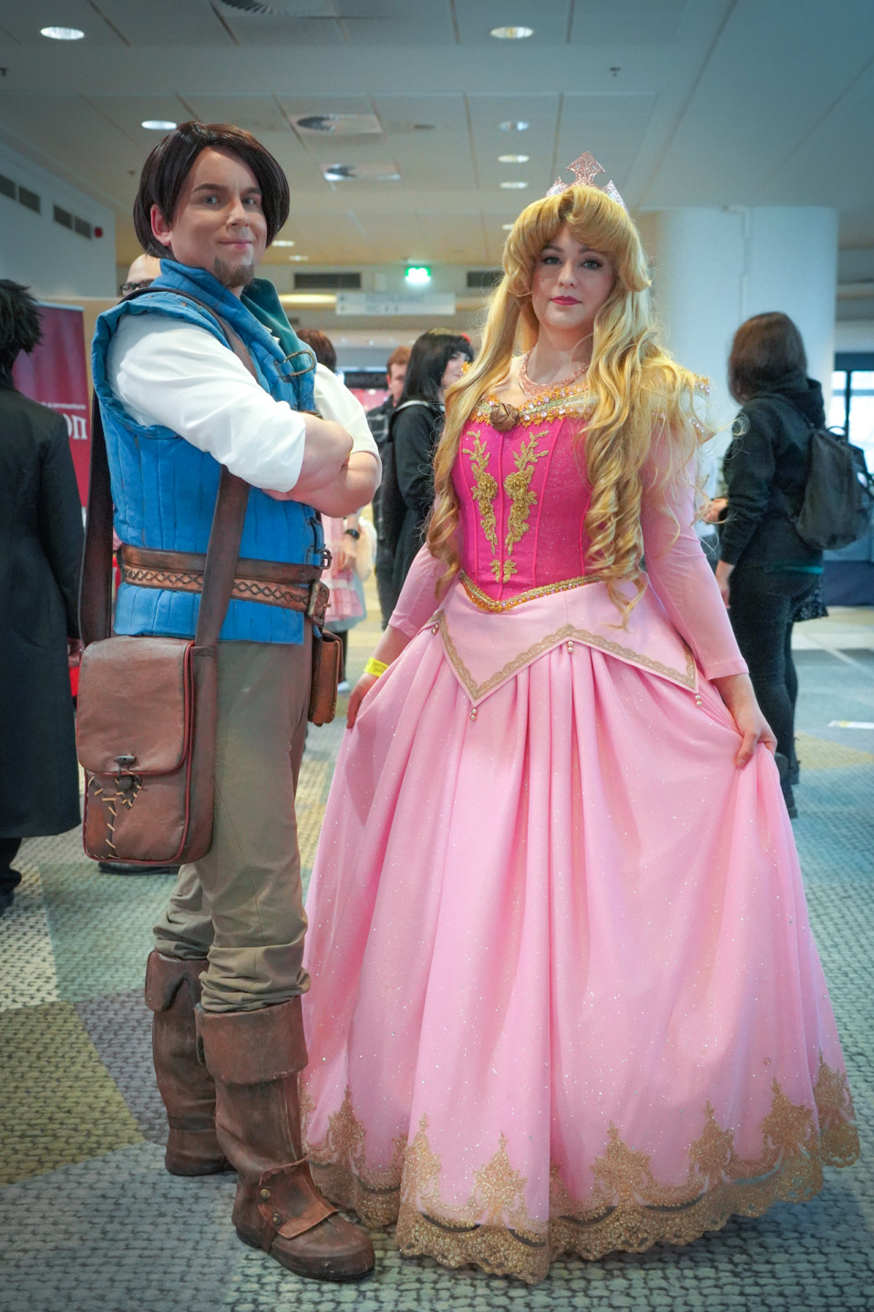 Tommi Tikkanen, Siiri Tikkanen, Flynn Rider, Prinsessa Ruusunen, cosplay, Popcult