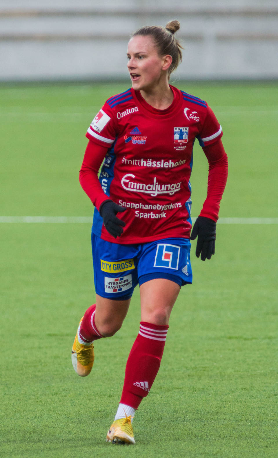 Julia Tunturi i Vittsjö GIK Hässleholm, mars 2021.