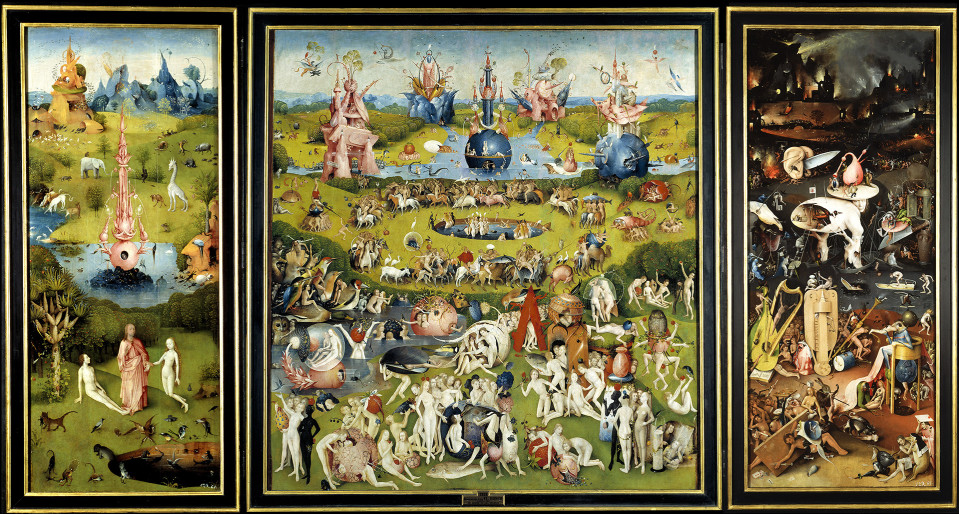 Jardin de las Delicias Hieronymous Bosch.