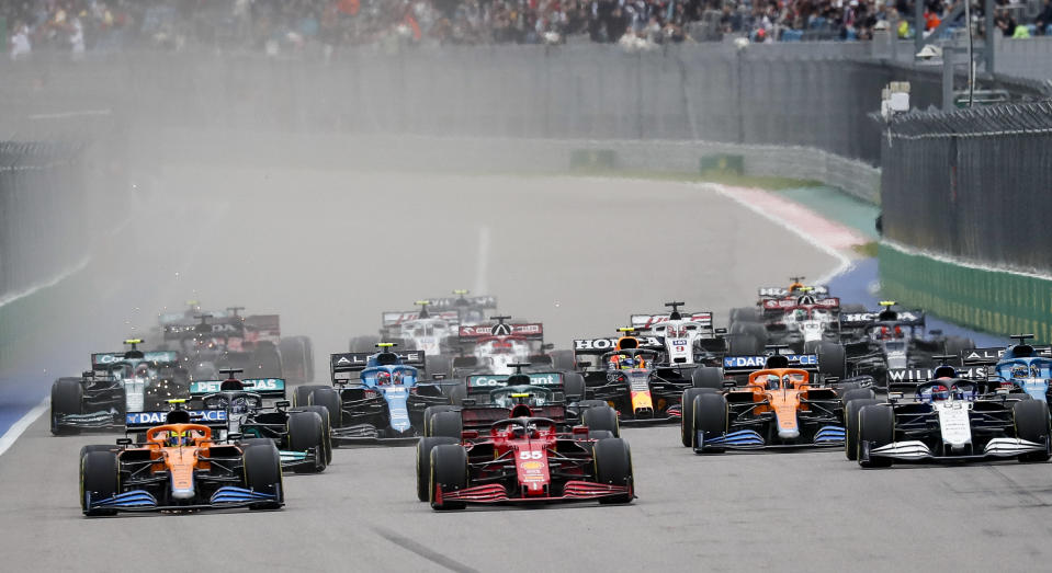 F1-kisan startti Sotshissa 2021.
