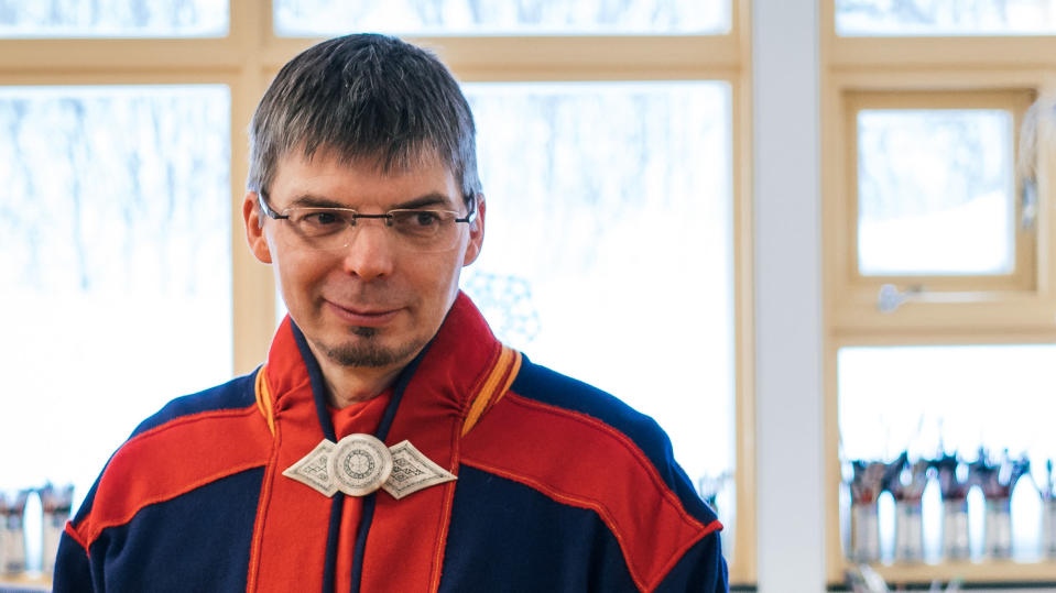 Saamenkäsityöntekijä Jouni S. Laiti