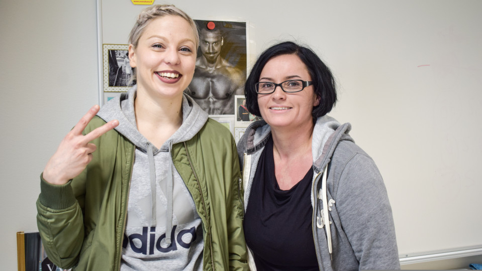 Erika Forsberg ja Minna Oksanen.