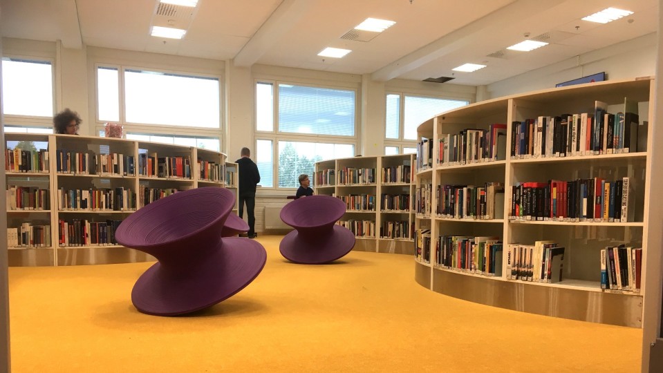 Lahden ammattikorkeakoulun uusi kirjasto