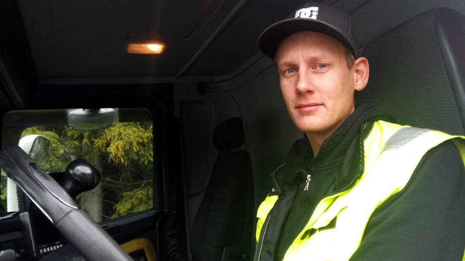 Autonkuljettaja SImo Vuorenpää
