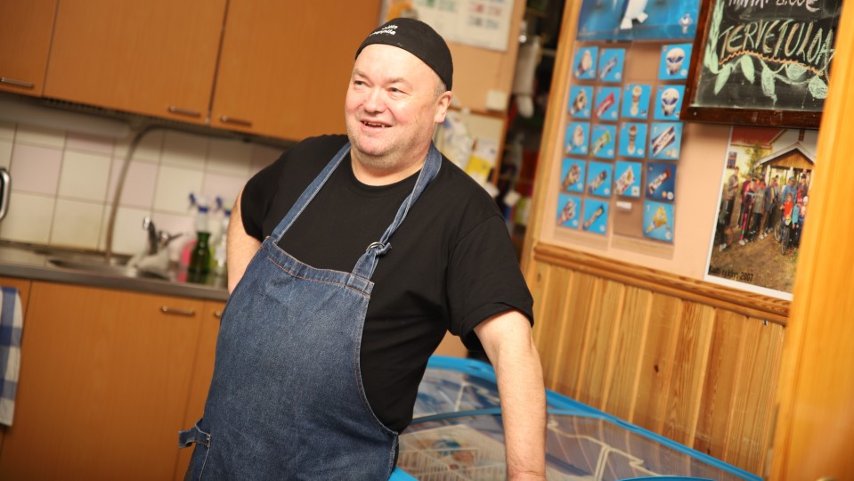 Kyläkauppias Hannu Järvinen