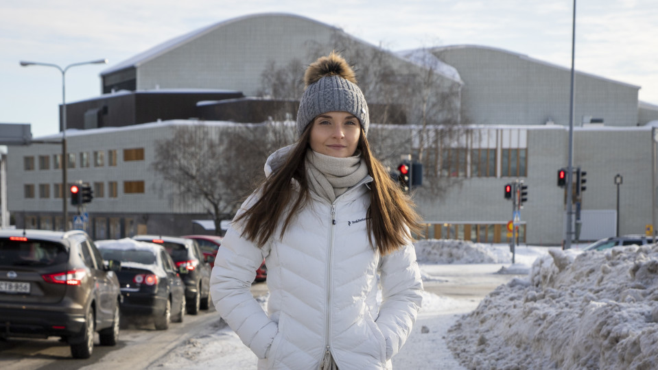 Linda Tervaniemi palasi toistamiseen tuttuihin lumisiin maisemiin Rovaniemelle.
