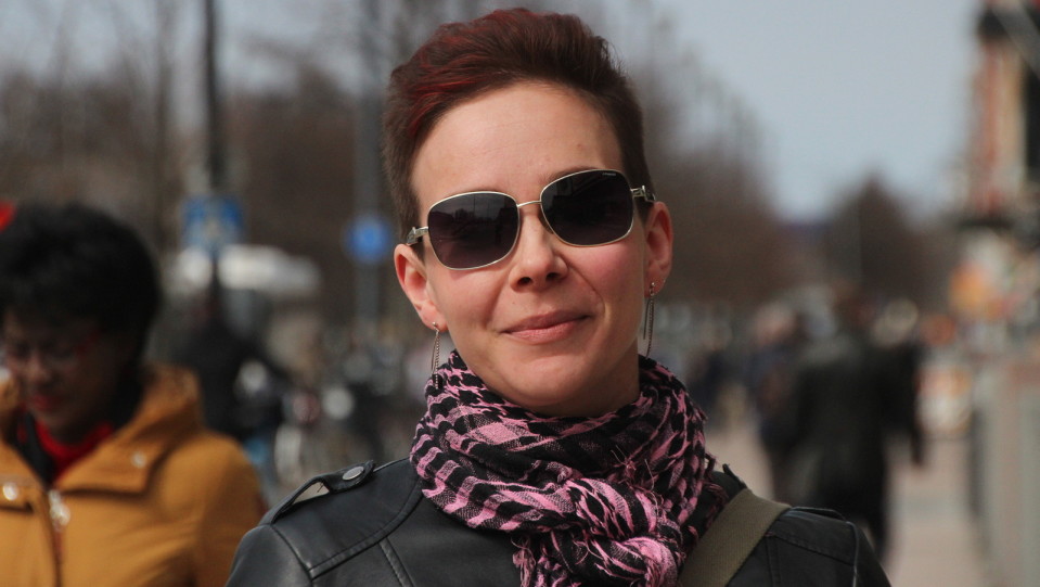 Pastori Kaisa Puustinen.