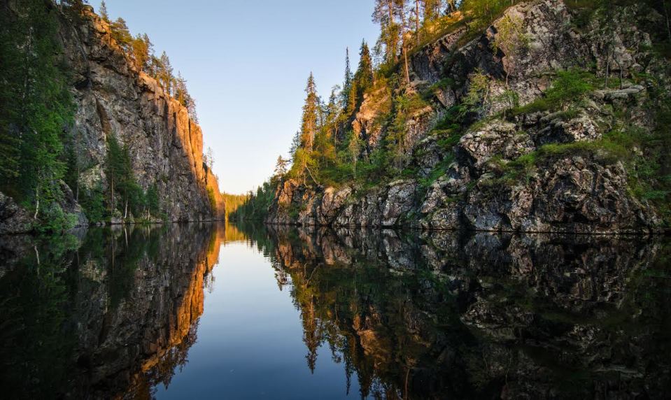 Suomussalmen Hossan kansallispuiston kanjoni