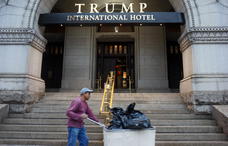 Trump International sijaitsee Washingtonin keskustassa.