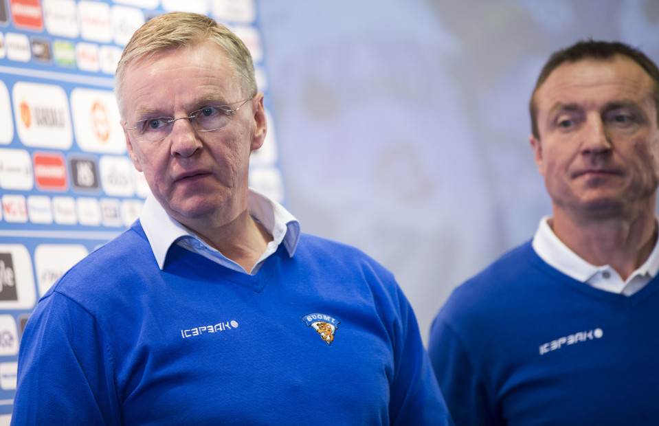 Kari Jalonen och Jere Lehtinen, våren 2016.