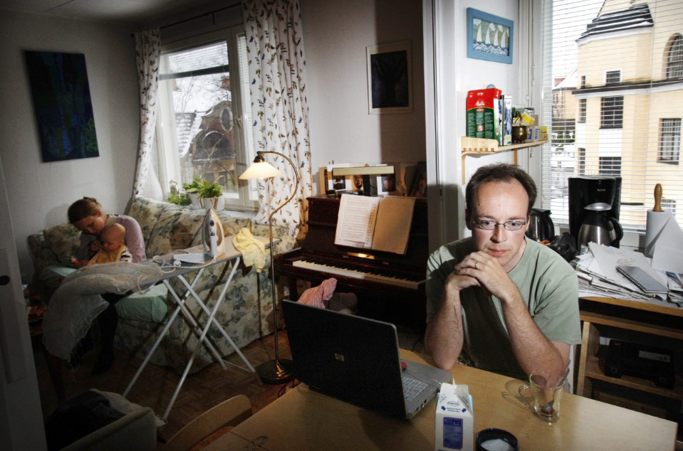 Jussi ja Hilla halla-aho vuonna 2008.