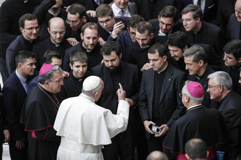 Paavi Franciscus osallistui viikottaiseen yleisötapaamiseen.
