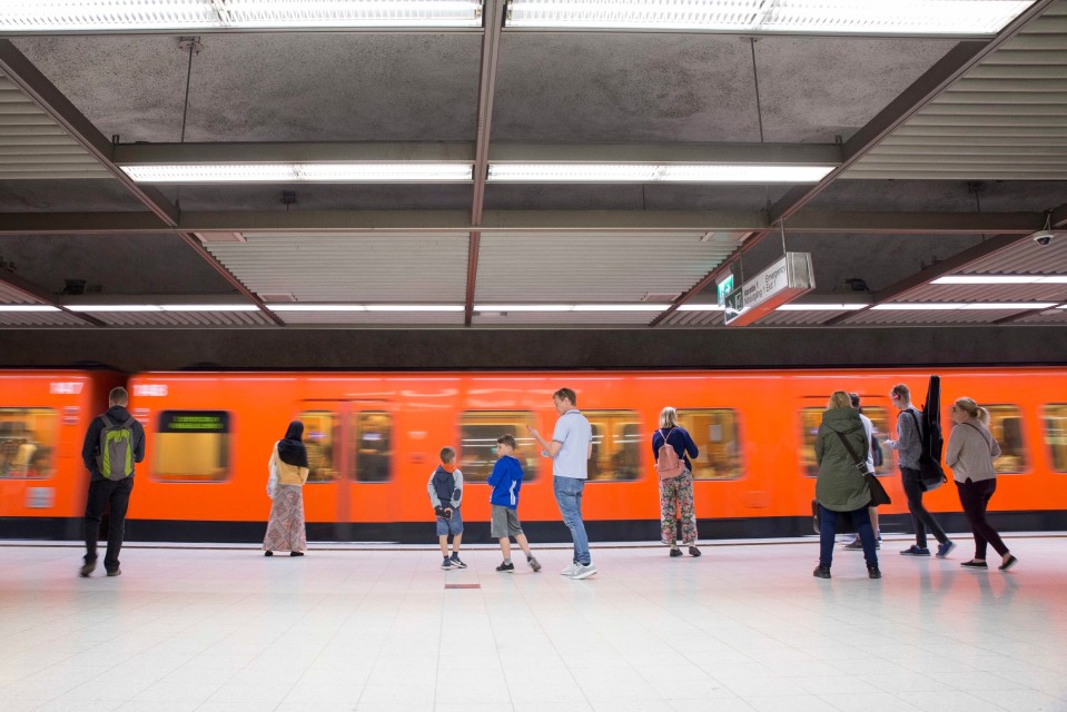 Metro asemalla.