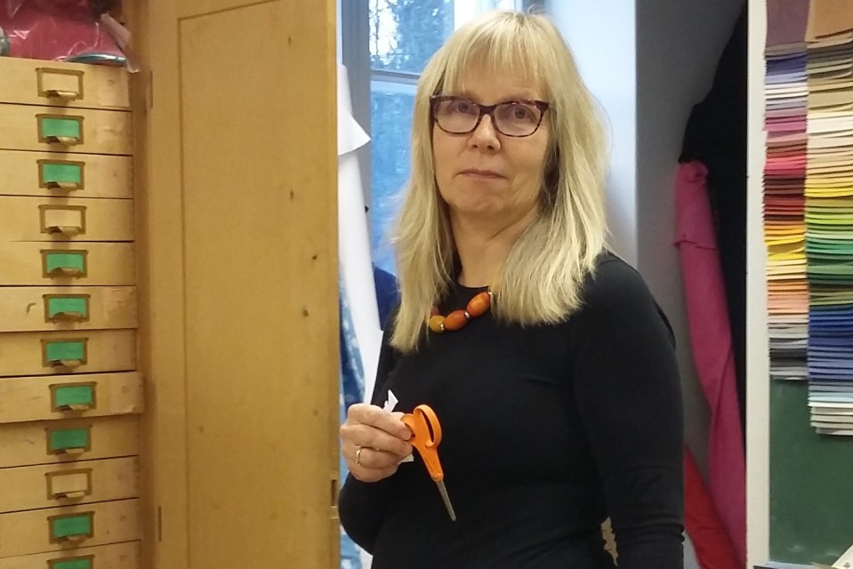 Käsityönopettaja Anne Lintula