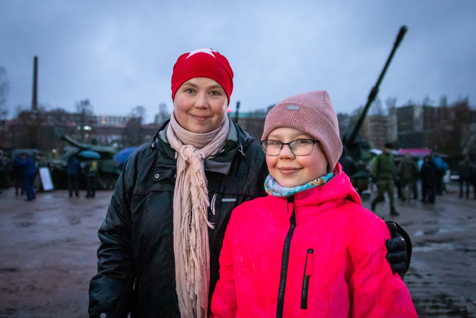 Itsenäisyyspäivän viettoa Tampereella.