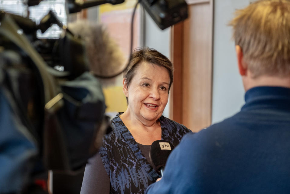 Sosiaali- ja terveysministeriön kansliapäällikkö Kirsi Varhila.