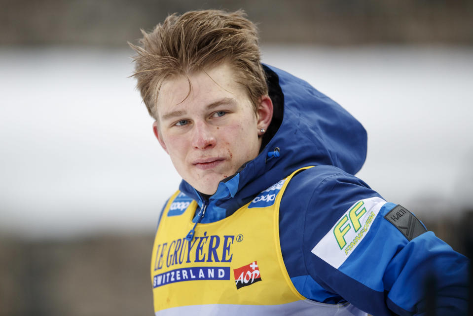 Remi Lindholm efter tävling.