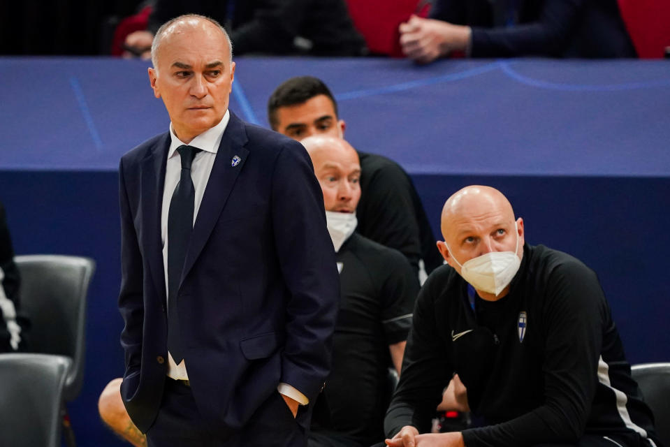 Suomen futsalmiesten päävalmentaja Mico Martic.