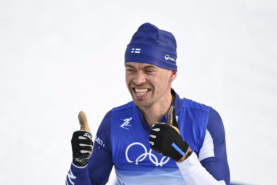 Perttu Hyväinen nosti peukut pystyyn kuudennen sijan jälkeen Pekingin olympialaisissa.