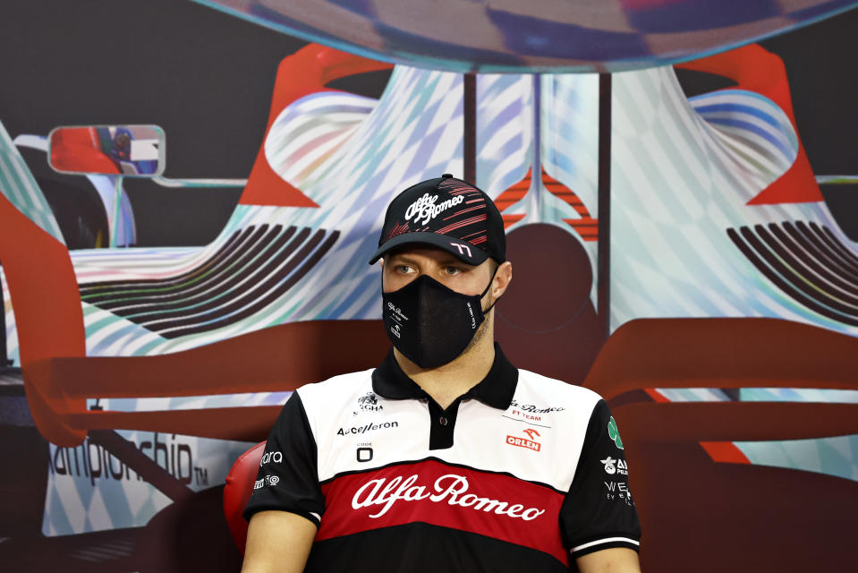 Alfa Romeon Valtteri Bottas.