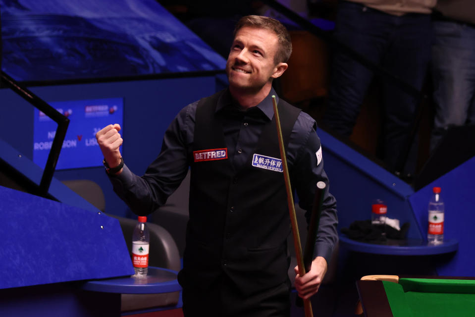 Jack Lisowski, 30, eteni ensi kertaa urallaan MM-turnauksen puolivälieriin.