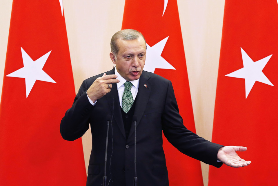 Turkin presidentti Recep Tayyip Erdogan.